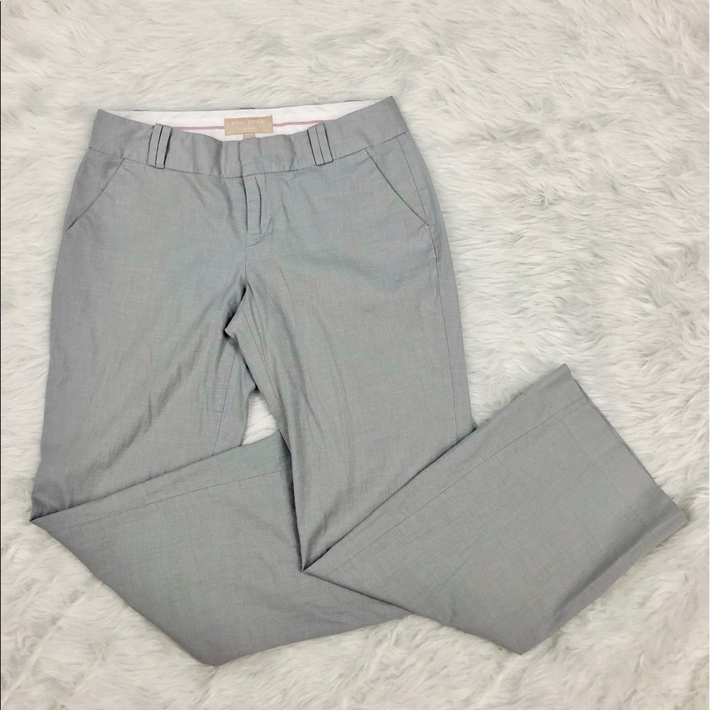 Banana Republic - Light Grey Martin Fit Pants